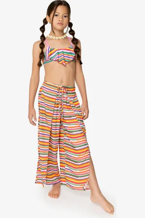 4GIVENESS PANTALONE PALAZZO GIRL STRIPES LATINO