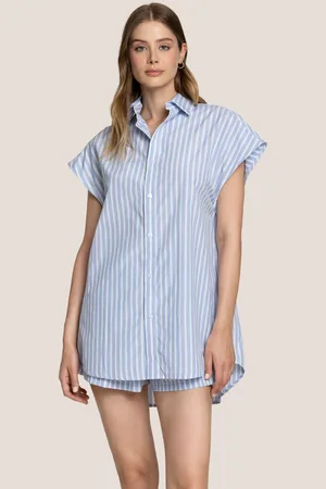4GIVENESS MINI DRESS VERTICAL LINES