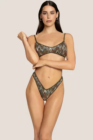 4GIVENESS TOP E SLIP V GEOMETRICAL NET