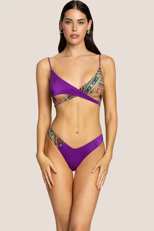 4GIVENESS TOP INCROCIO E SLIP A V MASAI COLORS