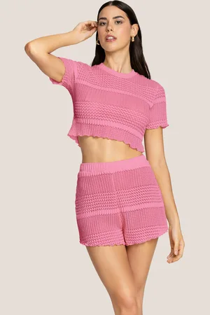4GIVENESS SHORT IN MAGLIA ICONICO PINK