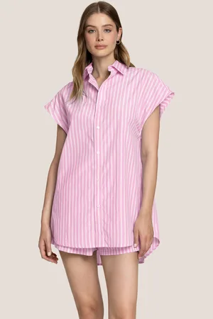 4GIVENESS MINI DRESS VERTICAL LINES