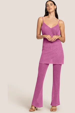 4GIVENESS PANTALONI ZAMPA TRASPARENT SOFT