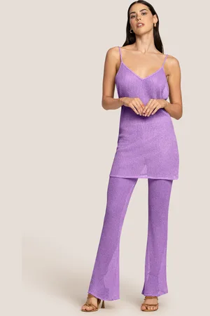 4GIVENESS PANTALONI ZAMPA TRASPARENT SOFT