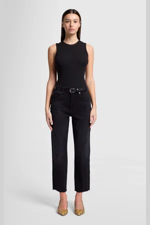 7 for all Mankind The Modern Straight Envy With Raw CutJeans Straightnero