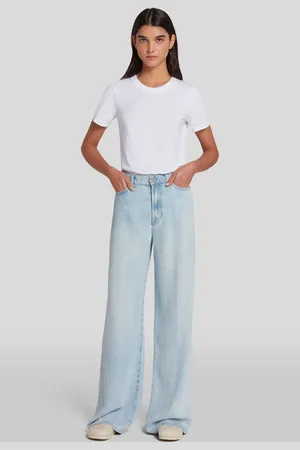 7 for all Mankind Lotta LagunaJeans a Zampablu chiaro
