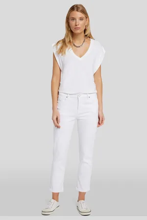7 for all Mankind Josefina Luxe Vintage SoleilJeans Boyfriendbianco