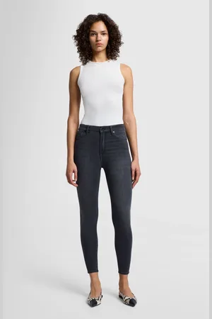 7 for all Mankind Aubrey Slim Illusion Luxe MisteryJeans Skinnynero