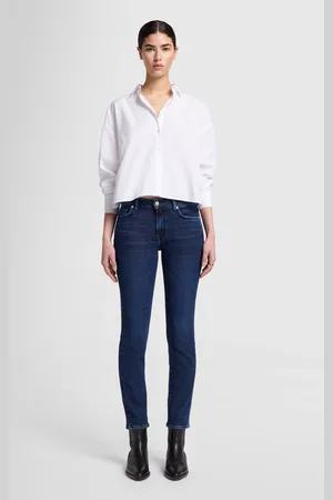7 for all Mankind Roxanne Luxe Vintage Paradise CoveJeans slimblu scuro