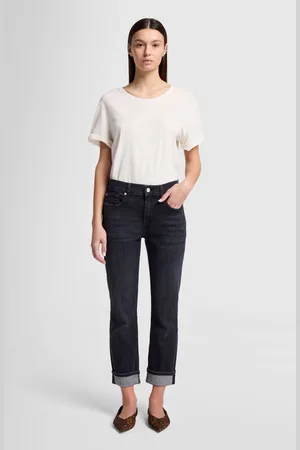 7 for all Mankind Relaxed Skinny Slim Illusion SpaceJeans Boyfriendnero