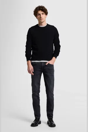 7 for all Mankind Slimmy Tapered Special Edition Stretch Tek Open BraceJeans slimnero