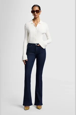 7 for all Mankind Hw Ali Soho ClassicJeans a Zampablu scuro