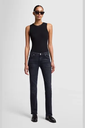 7 for all Mankind Kimmie Straight Slim Illusion SpaceJeans Straightnero
