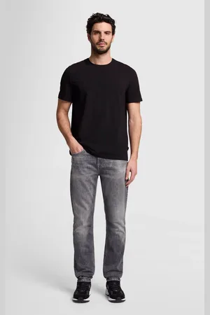 7 for all Mankind Slimmy Check OffJeans slimgrigio