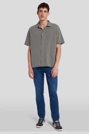 7 for all Mankind Slimmy Luxe Performance Ocean BlueJeans slimblu medio