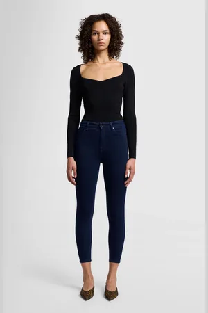 7 for all Mankind Aubrey Slim Illusion Luxe CertaintyJeans Skinnyblu scuro