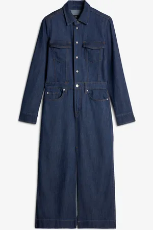 7 for all Mankind L/S Maxi Dress HalonaVestitoblu scuro