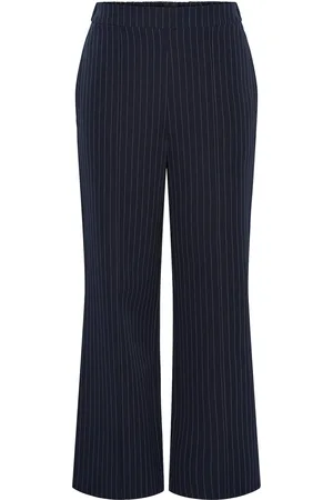 Pieces® Pantaloni con piega frontale 
