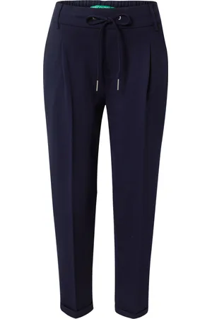 Benetton Pantaloni con piega frontale