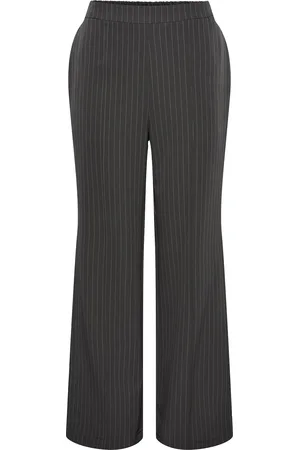 Pieces® Pantaloni con piega frontale 