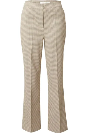 B YOUNG Pantaloni con piega frontale 