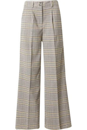 B YOUNG Pantaloni con piega frontale 