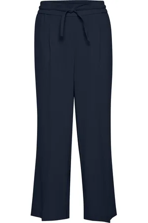 B YOUNG Pantaloni con piega frontale