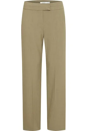 B YOUNG Pantaloni con piega frontale 