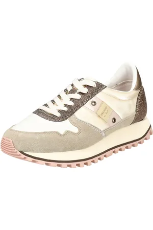 Blauer Sneaker bassa