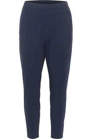 Cream Pantaloni con pieghe 