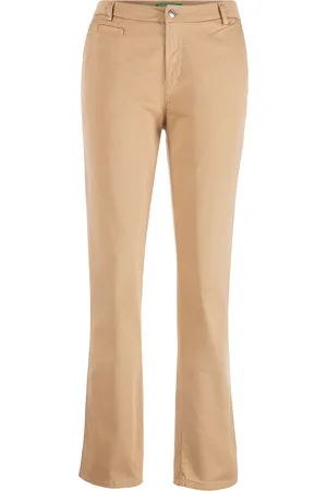 Benetton Pantaloni con piega frontale
