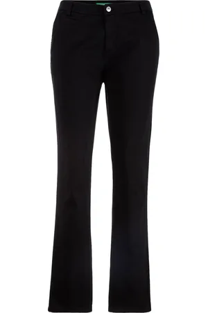 Benetton Pantaloni con piega frontale