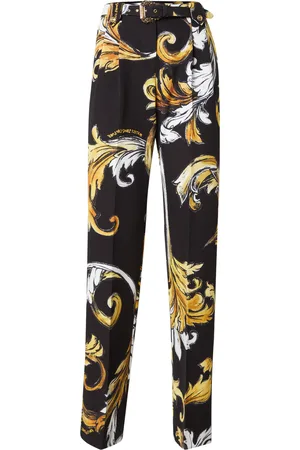 VERSACE Pantaloni con piega frontale