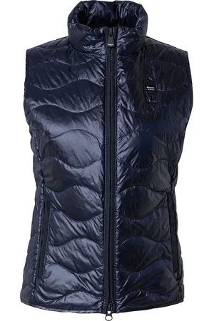 Blauer Gilet 