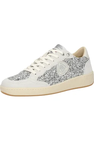 Blauer Sneaker bassa