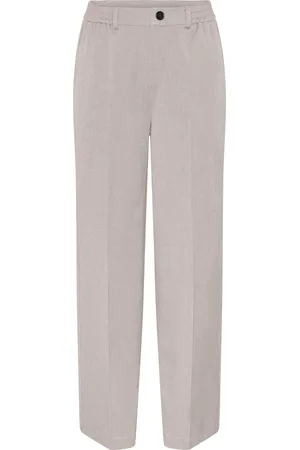 Pieces® Pantaloni con piega frontale 
