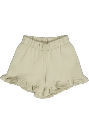 Green Cotton Pantaloni