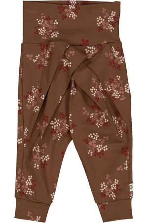 Green Cotton Pantaloni
