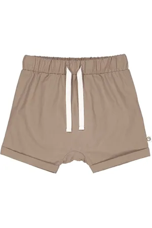 Green Cotton Pantaloni