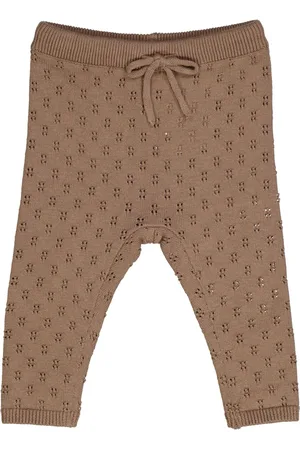 Green Cotton Pantaloni