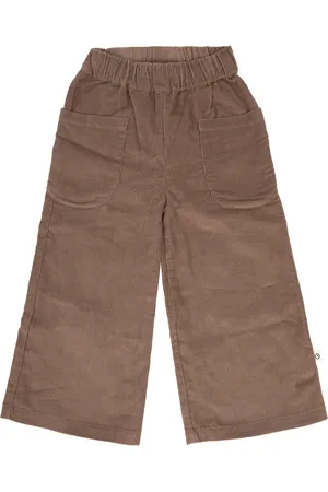 Green Cotton Pantaloni