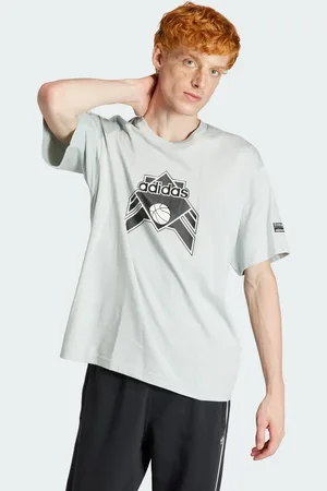 Adidas t sales shirt uomo argento