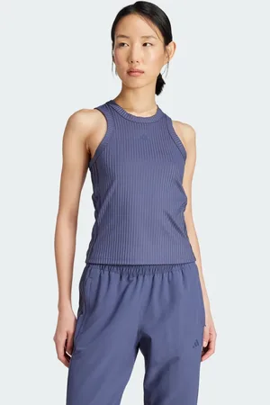 adidas Canotta All Gym Seasonal Rib Tight Fit Tonal 3-Stripes
