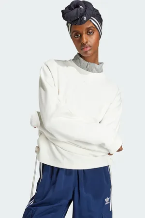 adidas Felpa Ruched 3-Stripes Loose