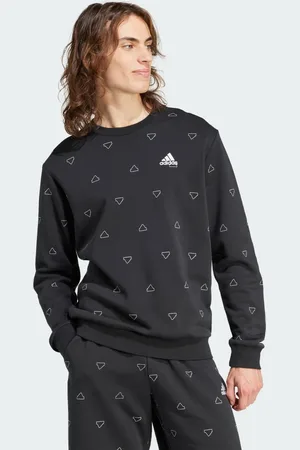 adidas Felpa Seasonal Essentials Monogram Graphic Crew