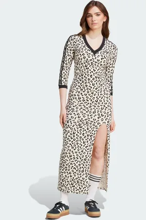 adidas Abito Leopard 3-Stripes Maxi