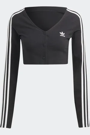 adidas Maglia adicolor Classics 3-Stripes Button Long Sleeve