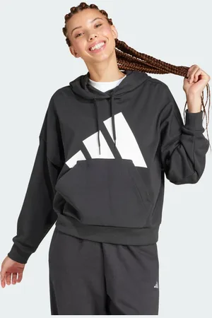 adidas Felpa con cappuccio Essentials Big Logo French Terry Loose