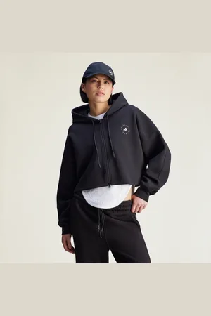 adidas Felpa con cappuccio by Stella McCartney Sportswear Cropped