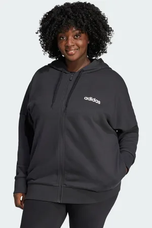 adidas Felpa con cappuccio Essentials Linear Full-Zip French Terry
